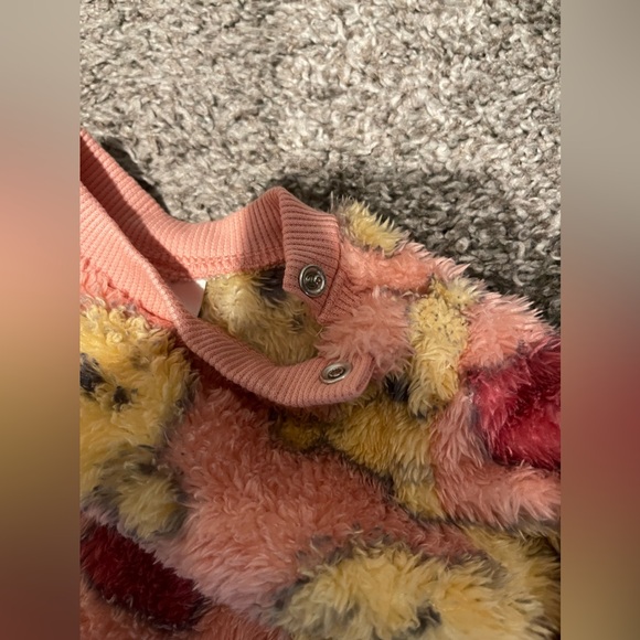 Baby Disney Winnie the Pooh Faux Shearling Fleece Top and Bottom Set - Pink - Picture 2 of 8